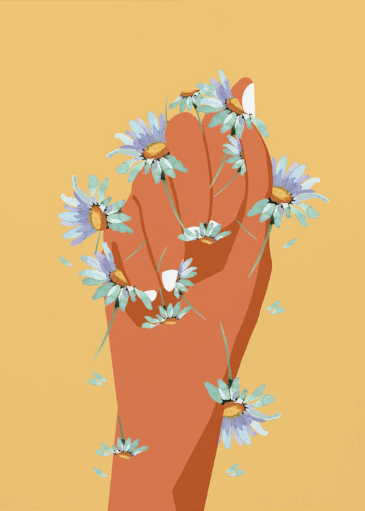 Flower Fist | Canvas