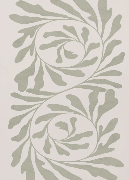 Olive Green Abstract | Poster