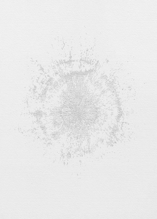 Circular Pattern On A White Canvas | Canvas