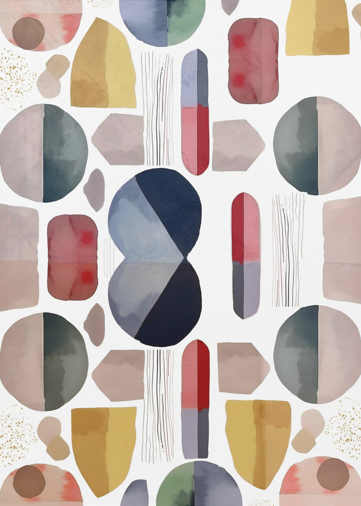 Abstract Geometric Shapes | Canvas