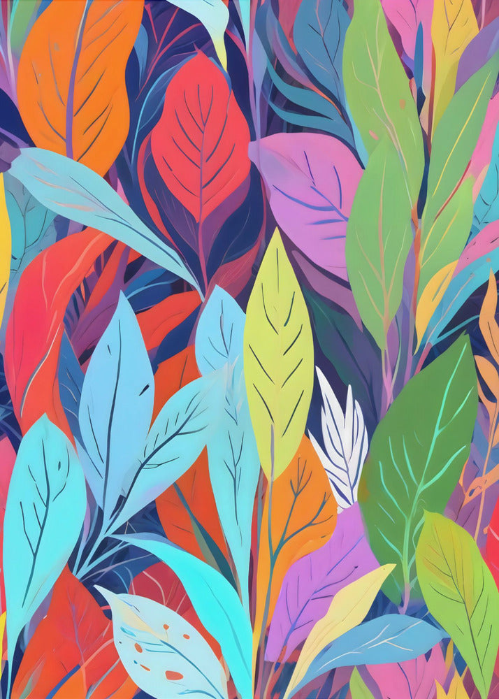 Colorful Leaves Forest | Poster