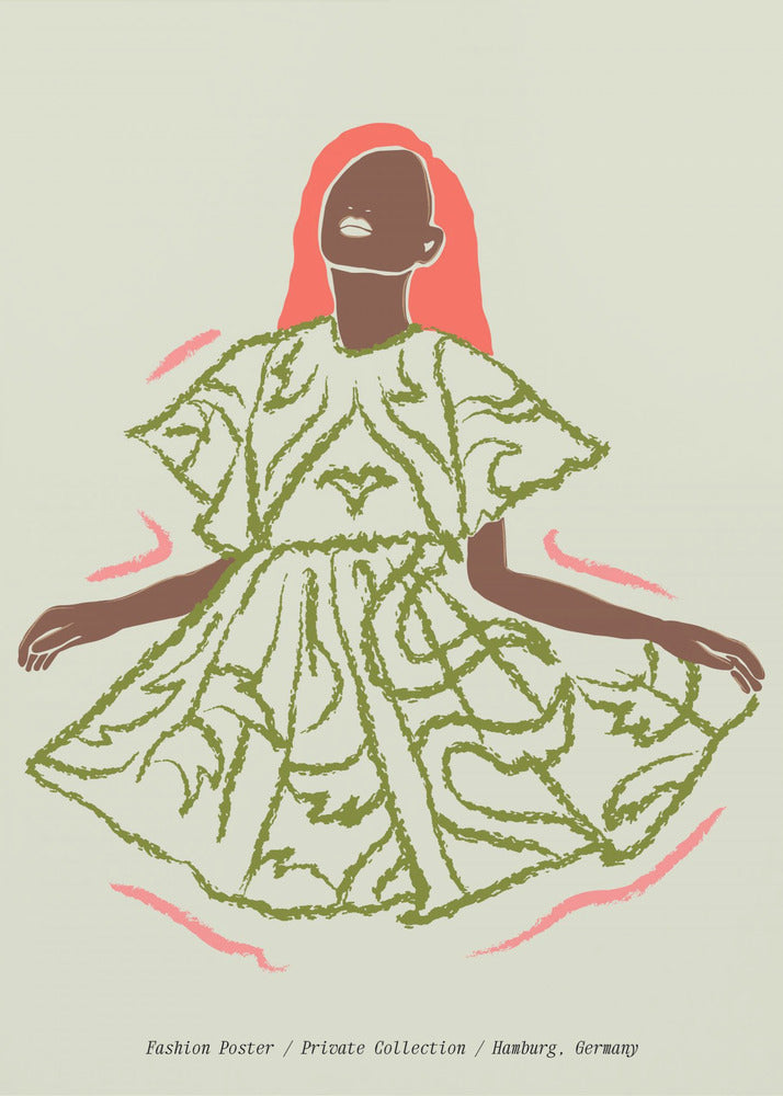 Elegance in Green | Poster