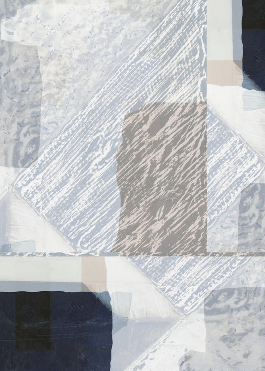 Fragmented Form in White | Canvas