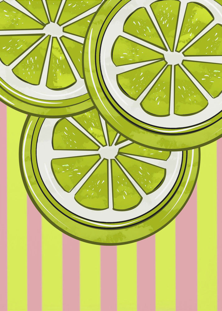 Lime On Pink | Poster