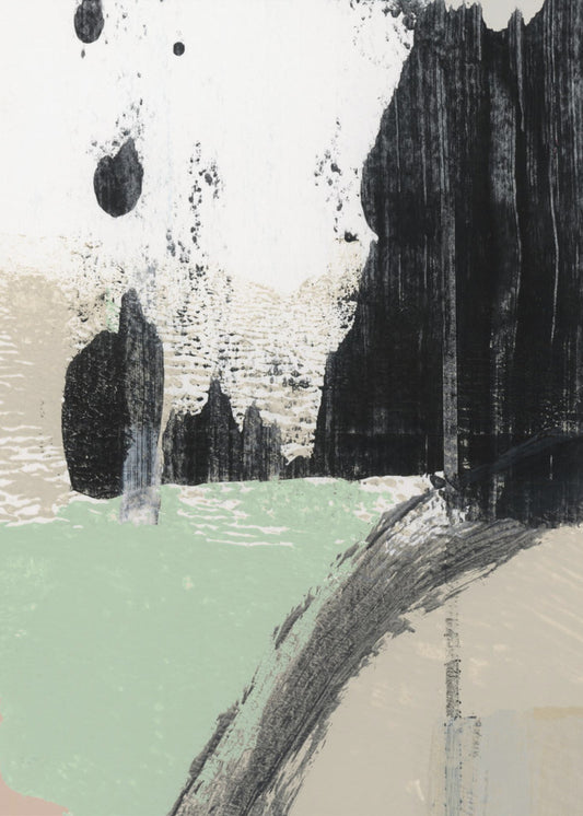 Dynamic Brushstrokes And Monochrome Contrasts | Canvas