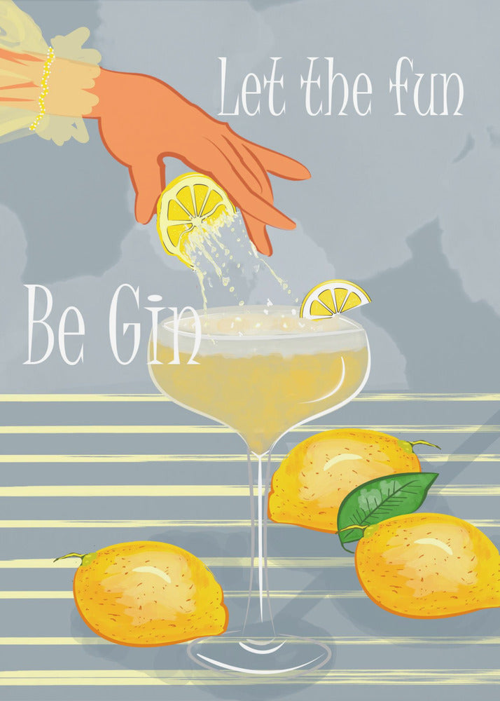 Let the Fun Be Gin | Canvas