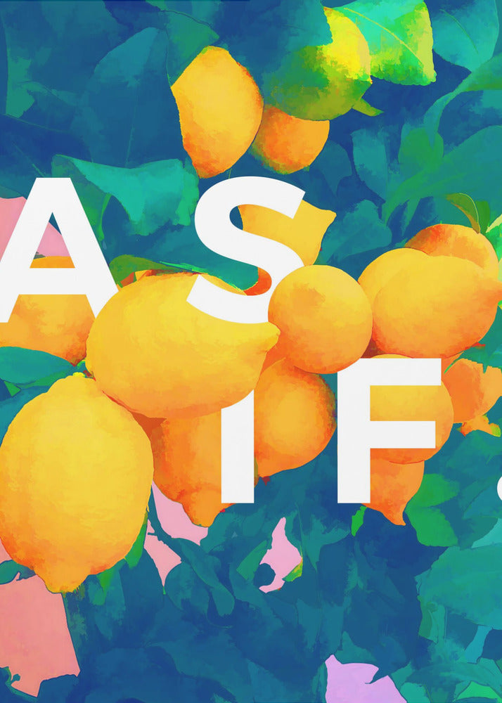 Bright Yellow Lemons | Poster