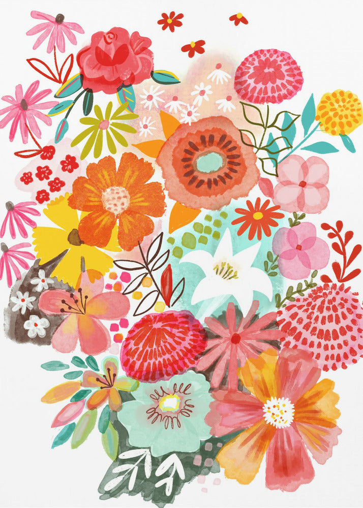 Summer Garden In Full Bloom | Canvas