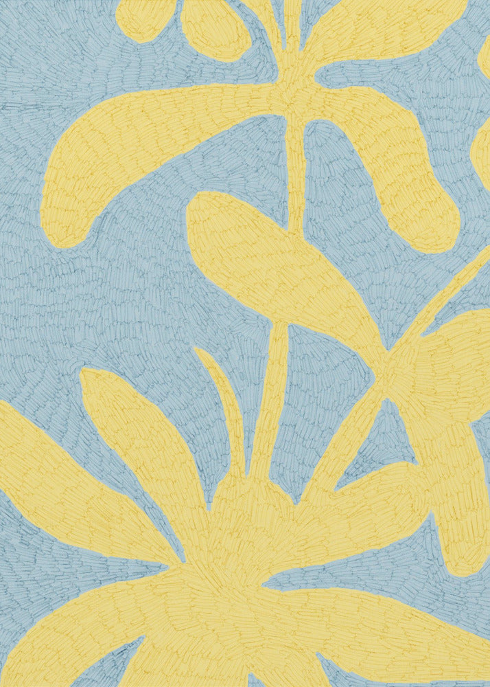 Golden Petals Bloom | Canvas