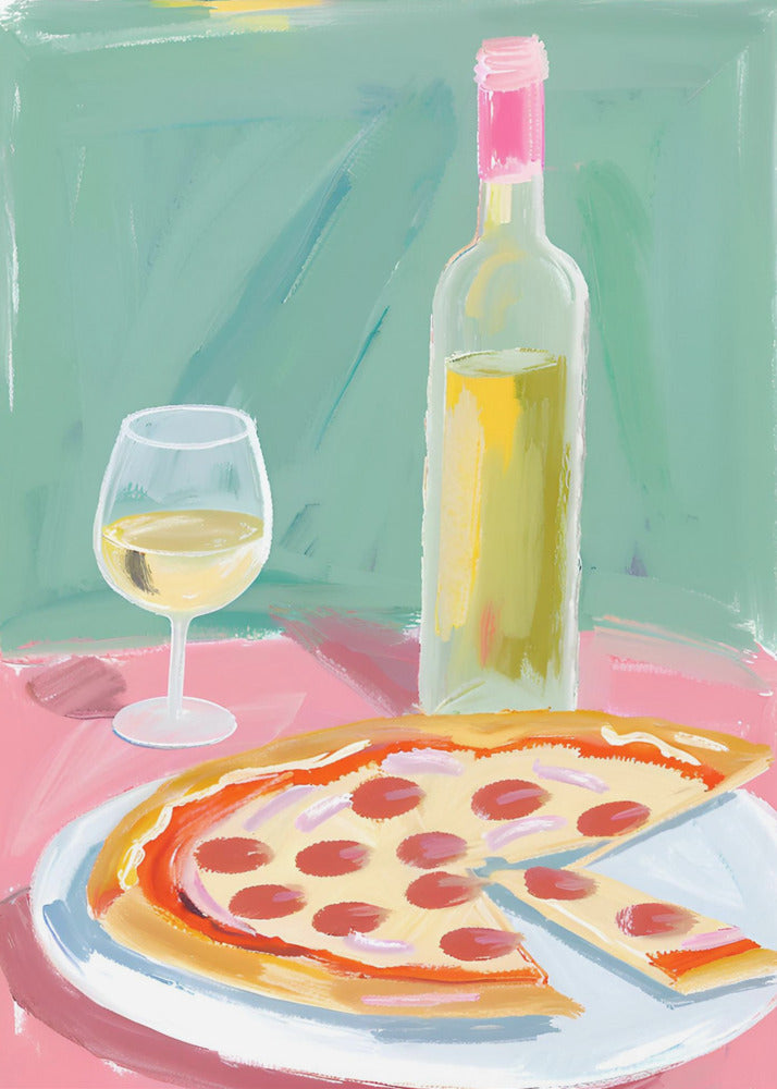 Pizza et Vino | Canvas