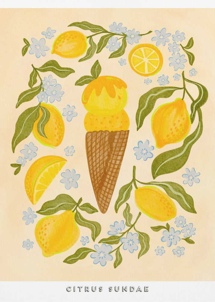 Citrus sundae | Poster