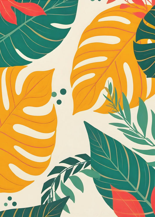 Golden Tropics Vibes | Poster