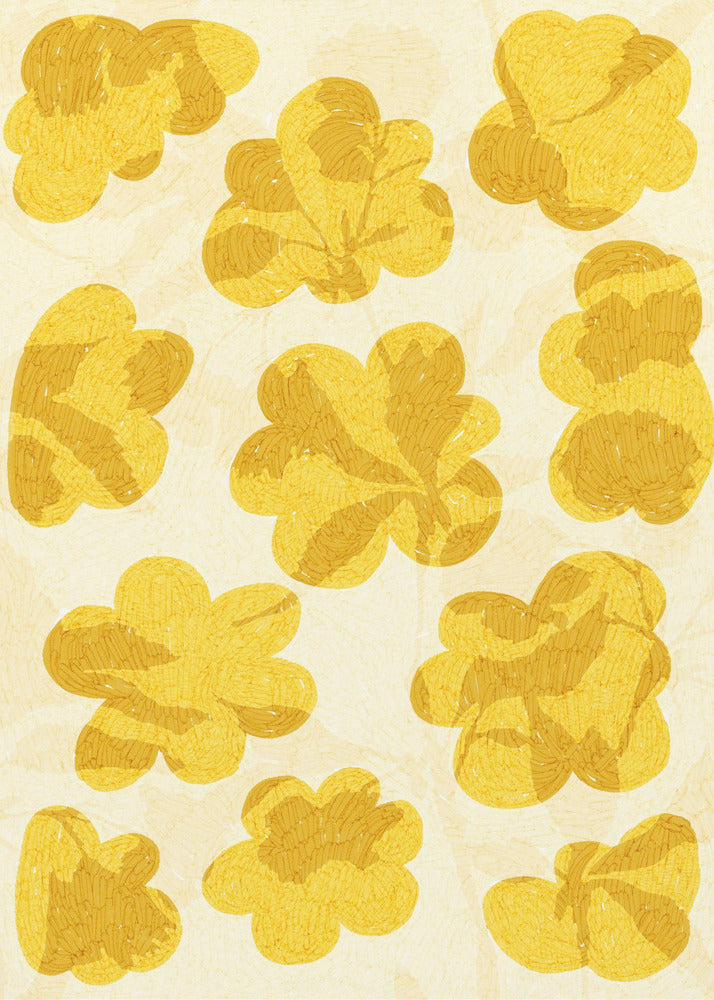 Golden Blooms | Canvas