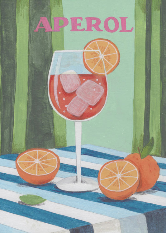 Aperol Spritz Cocktail | Poster