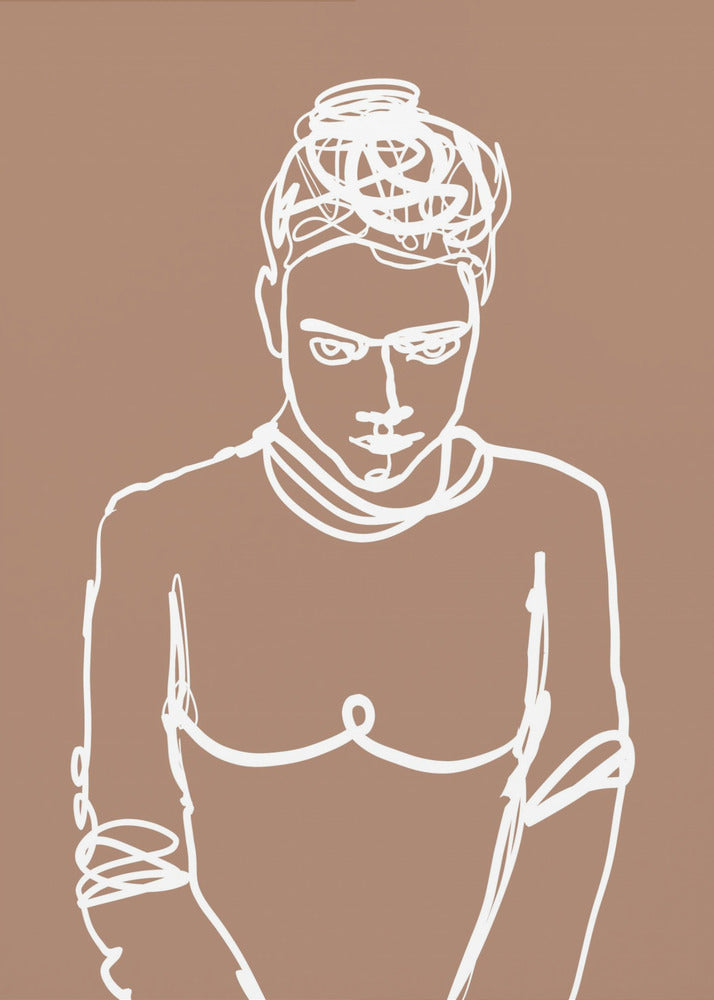 Line drawing lady | Canvas