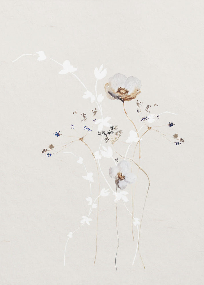 Ethereal Flowers With Subtle Hues | Canvas