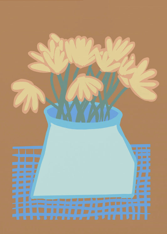 Daisies in vase | Canvas