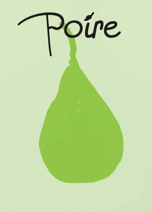 Green Pear Delight | Poster