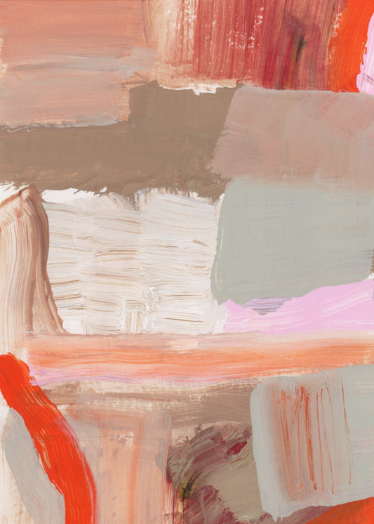 Colorful Bold Brushstrokes | Canvas