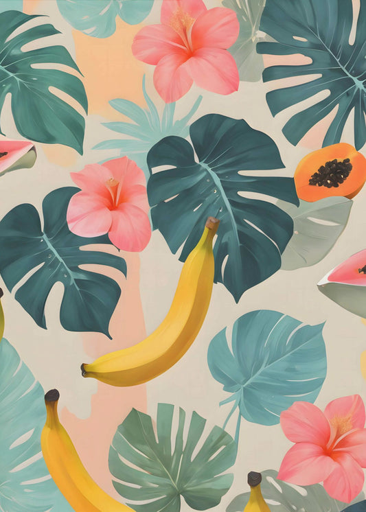 Stay Tropical, Stay Vibing | Poster