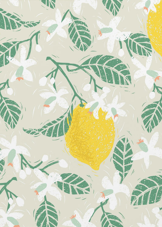 Lemon tree blossoms | Canvas