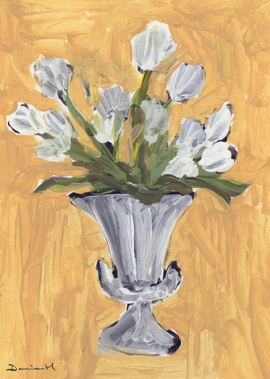 White Tulips | Canvas