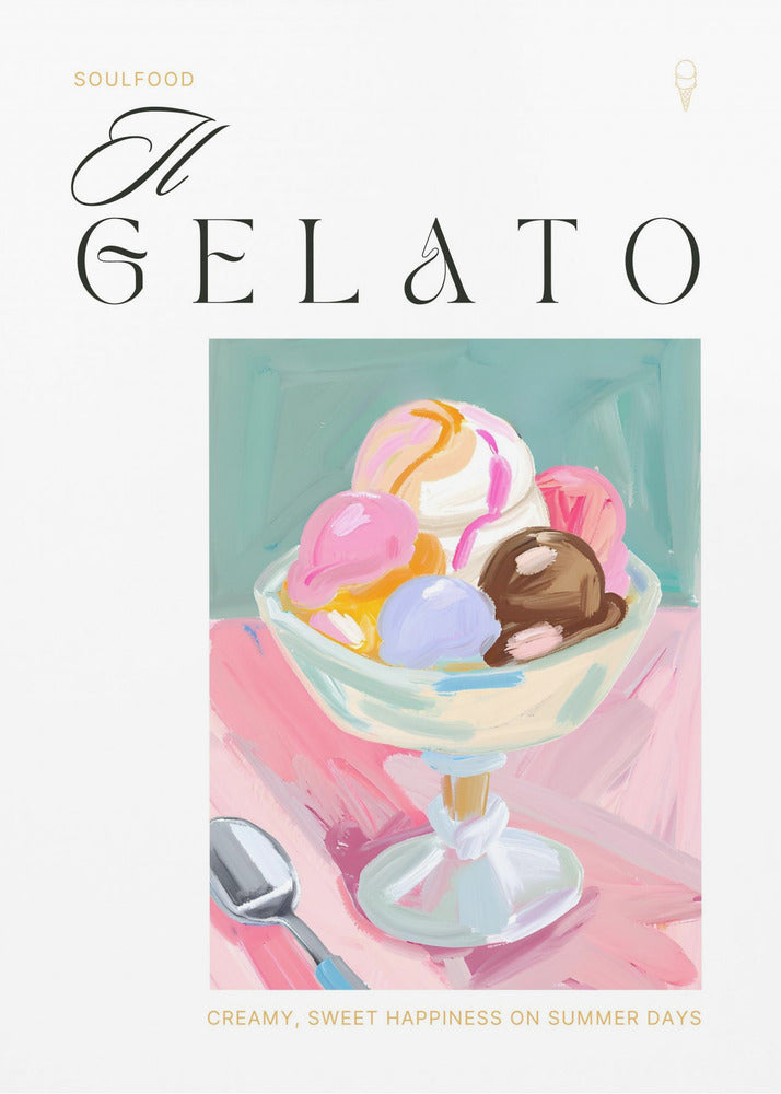 Gelato Icecream Delight | Canvas