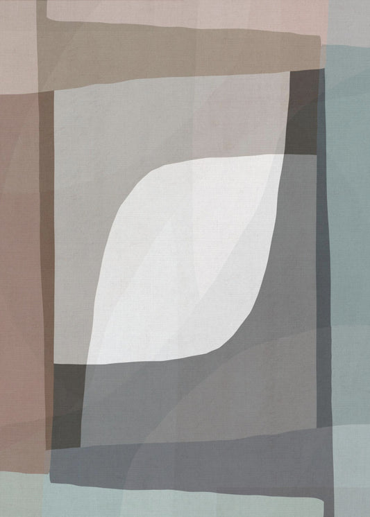 Geometric Shapes and Muted Earth Tones | Poster