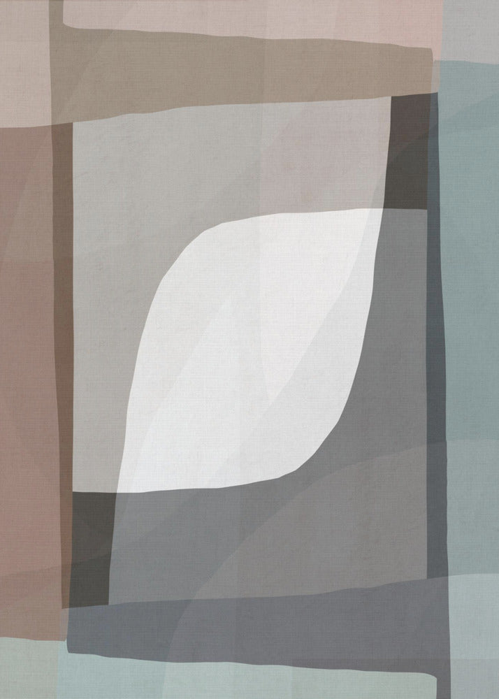 Geometric Shapes and Muted Earth Tones | Canvas