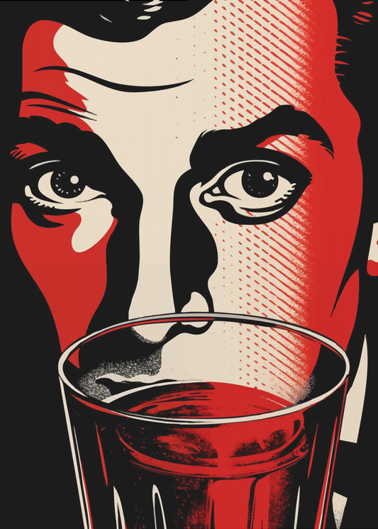 A Man with Intense Eyes | Canvas