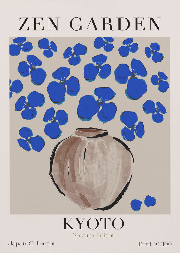 Cerulean Blossoms | Canvas