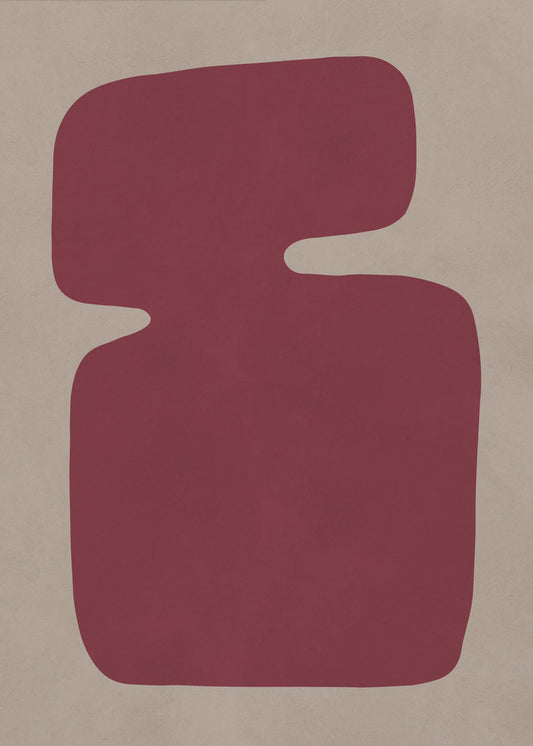 Crimson Silhouette | Poster