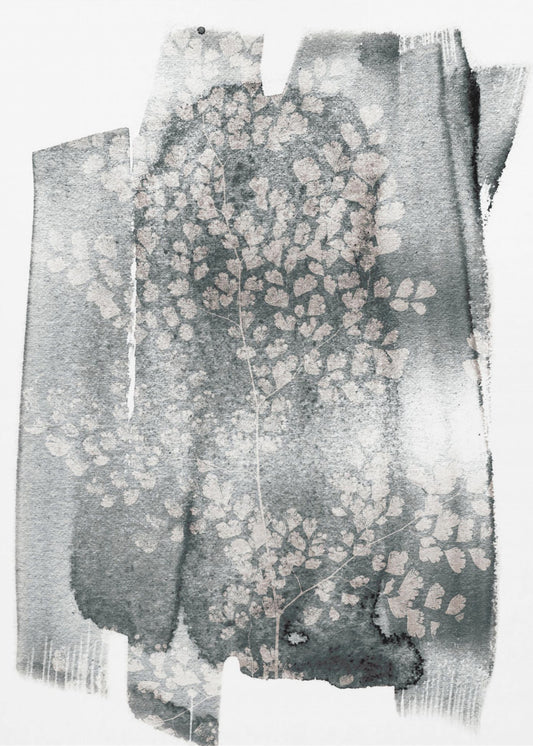 Abstract Watercolor Delicate Botanical Patterns | Poster
