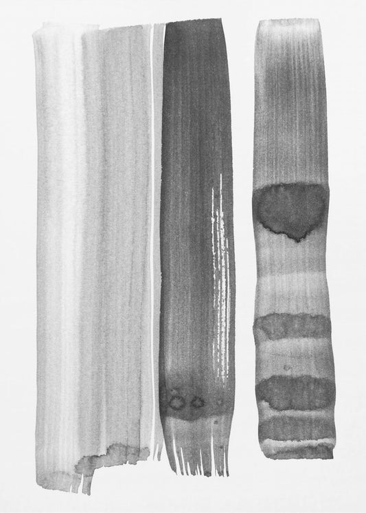 Monochrome Strokes | Canvas