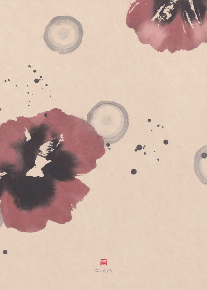 Petals and Ink Blots | Canvas