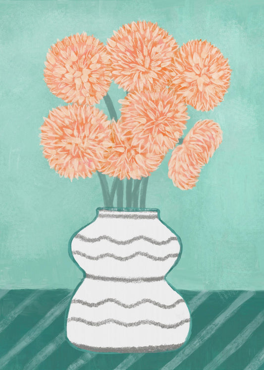 Peachy Blossoms | Poster