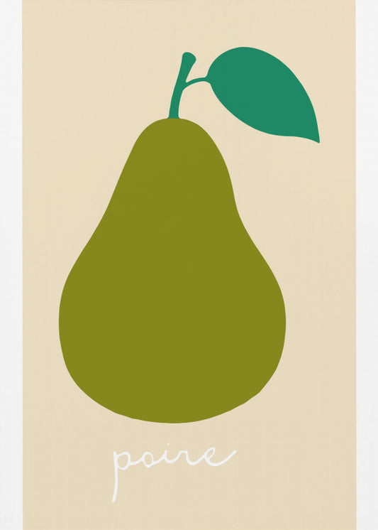 La Poire (Dark Green) | Poster