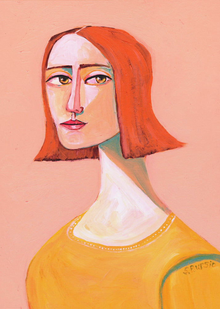 Red Head Lady with the Look | Poster