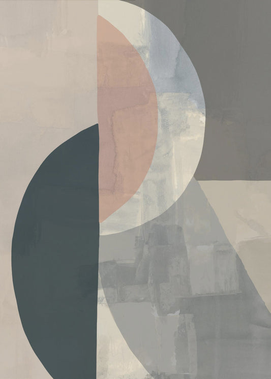 Geometric Forms And Muted Colors | Canvas