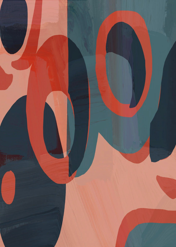 Geometric Shapes And Vibrant Colors | Canvas