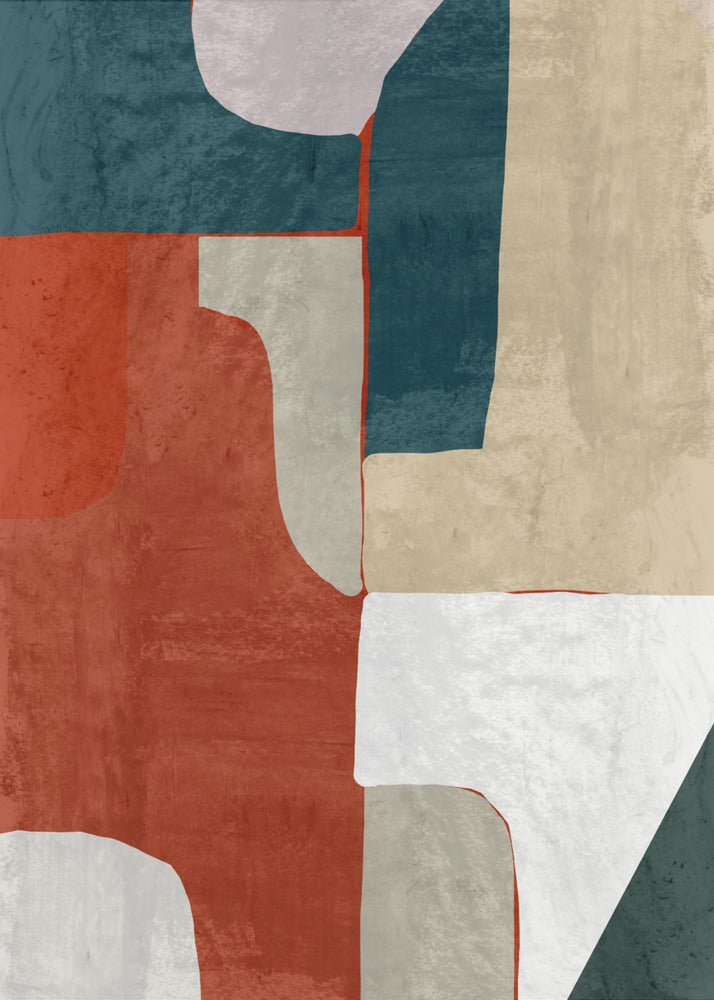 Earth and Tide Interlock | Canvas