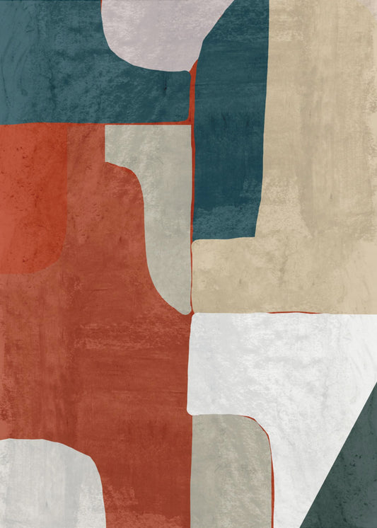 Earth and Tide Interlock | Canvas