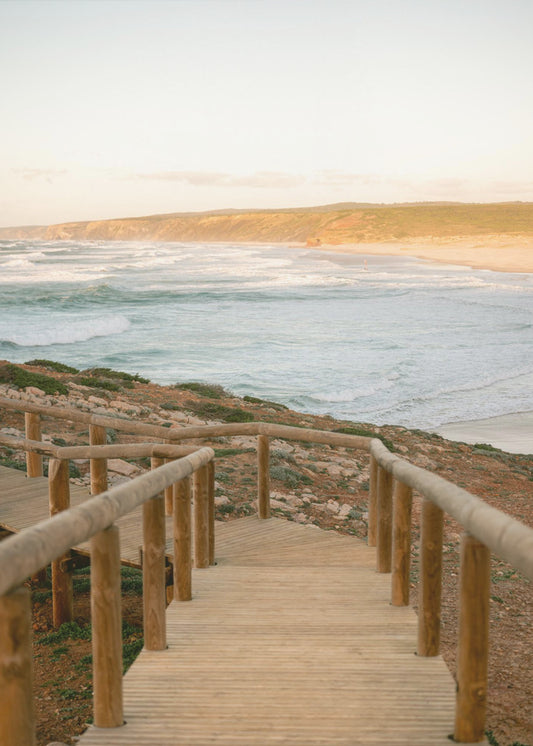 Serene Coastal Landscape At Sunset | Canvas