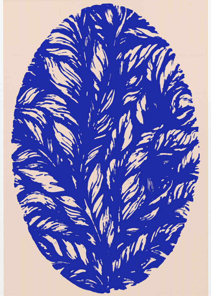 Indigo Bloom Orb | Poster