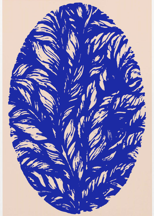 Indigo Bloom Orb | Poster