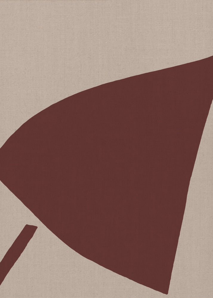 Red Geometric Composition | Poster