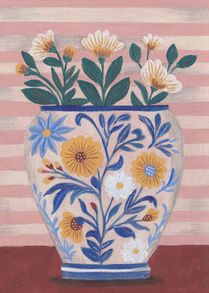 Potted Florals Pastels &amp