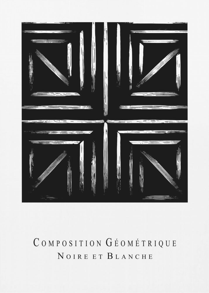 Monochrome Geometry | Canvas