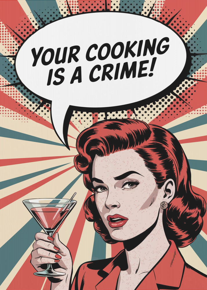 Retro Culinary Roast | Poster