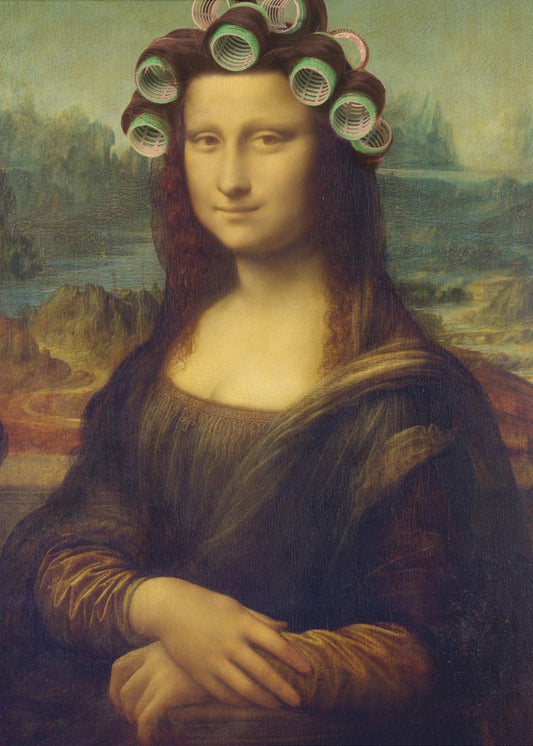 Mona Lisa -  the Curly Girly Edition | Canvas